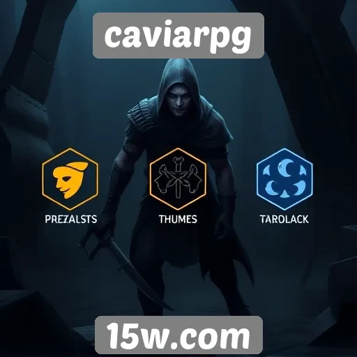 Comparação entre modos de jogo disponíveis em CaviarPG