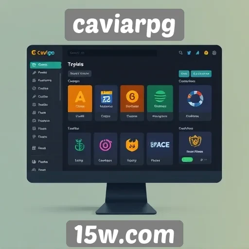 Interface do CaviarPG é intuitiva e fácil de usar