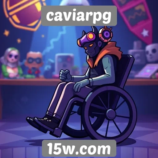 Acessibilidade e inclusão no site de jogos Caviarpg